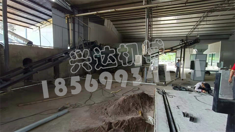 鸡粪处理有机肥生产线