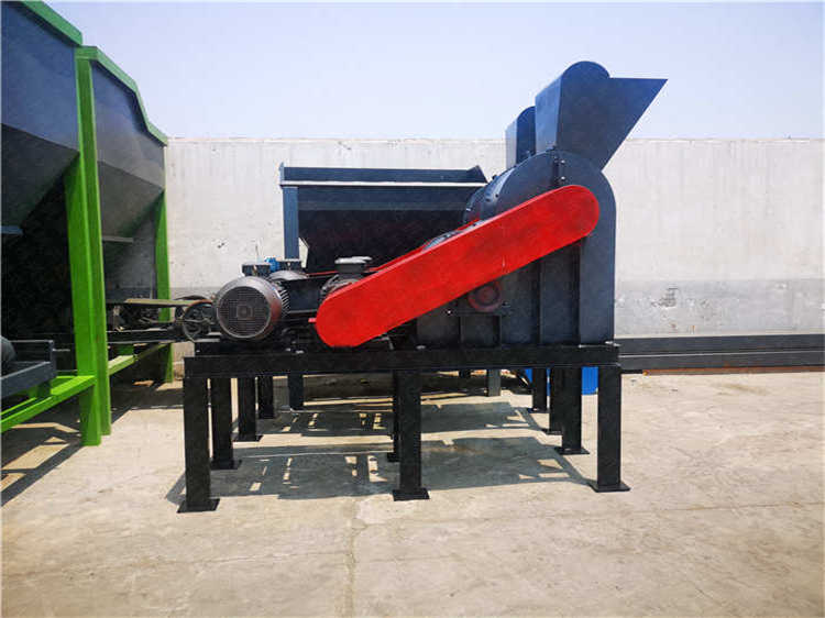 中药渣菌菇渣物料破碎机 兴达有机肥立式双级粉碎机 羊粪块状肥料打碎机 生产线设备